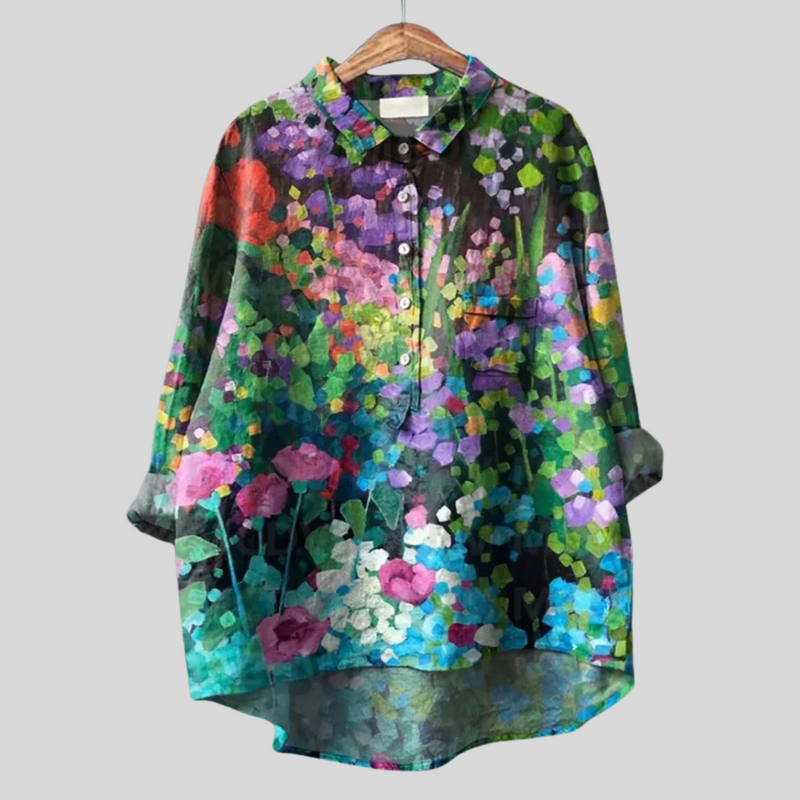 Vintage Floral Blouse