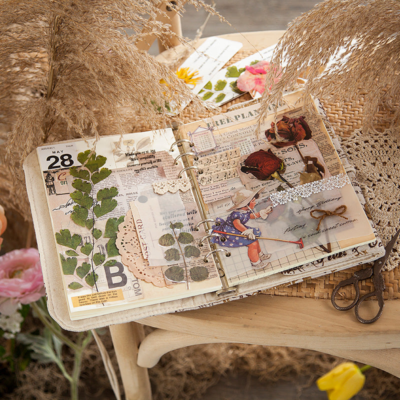 Dried Flowers Deco Stickers Scrapbooking Styling Bullet Journal Stickers
