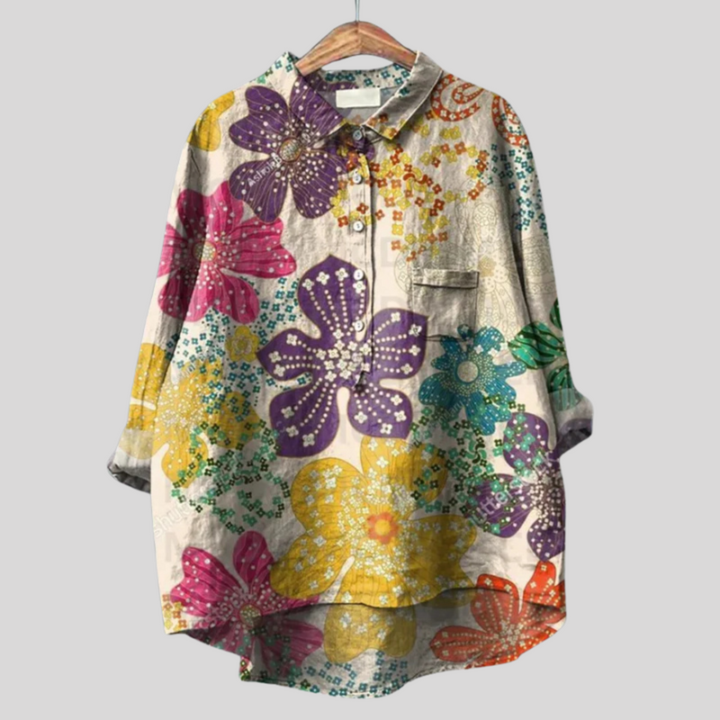 Vintage Floral Blouse