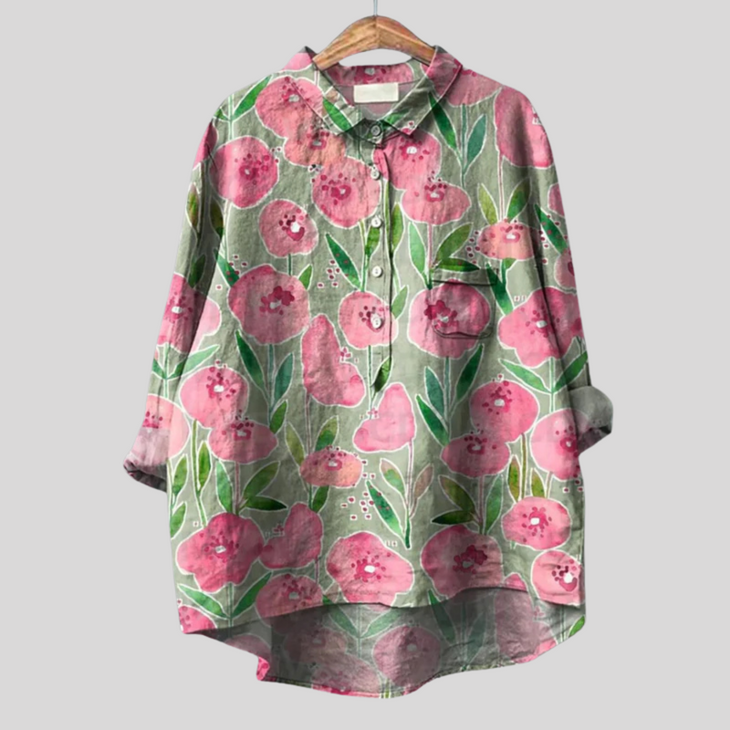 Vintage Floral Blouse