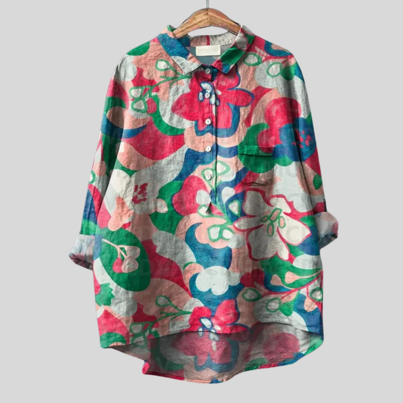 Vintage Floral Blouse