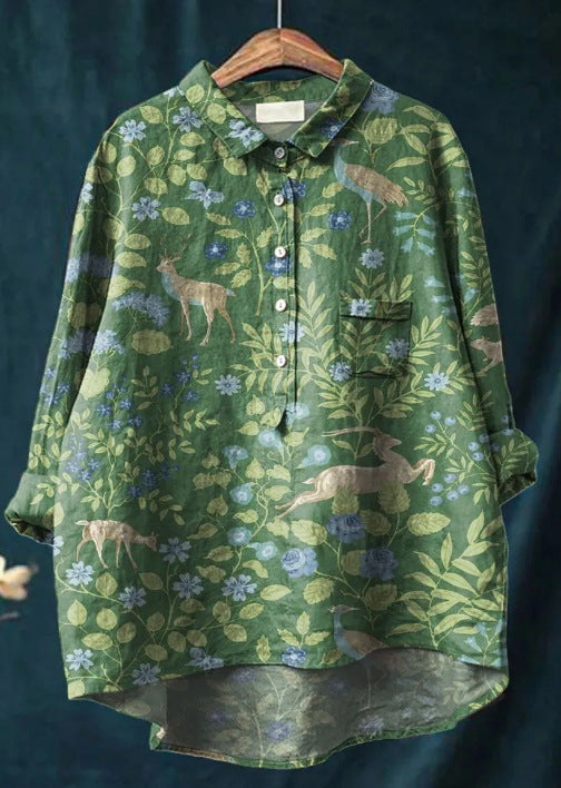 Cozy Floral Blouse