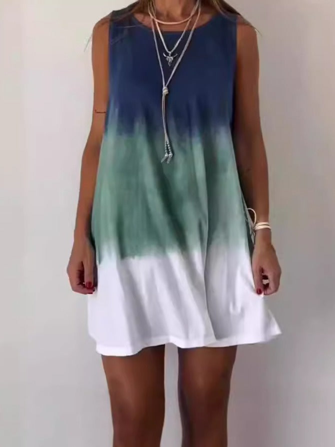 Casual Gradient Dress