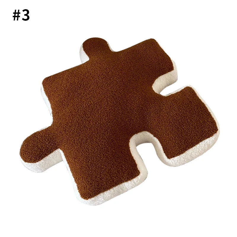 Fashion filling creative puzzle shaped pillow can be spliced with cushion, pillow, baby floor crawl game pad, home decoration