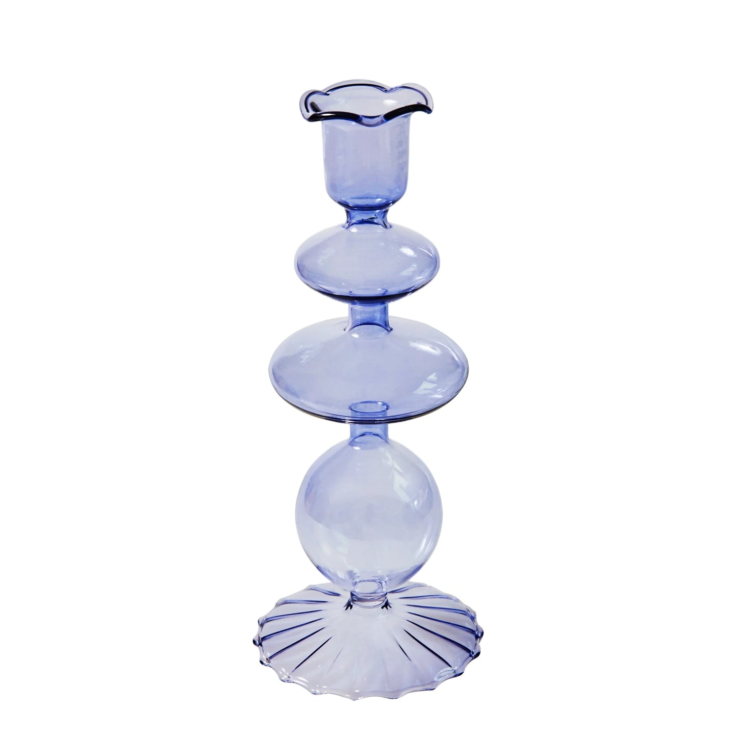 Floriddle Glass Candlesticks Lilac Candle Holders Wedding Table Centerpieces Nordic Home Decoration Christmas Gift