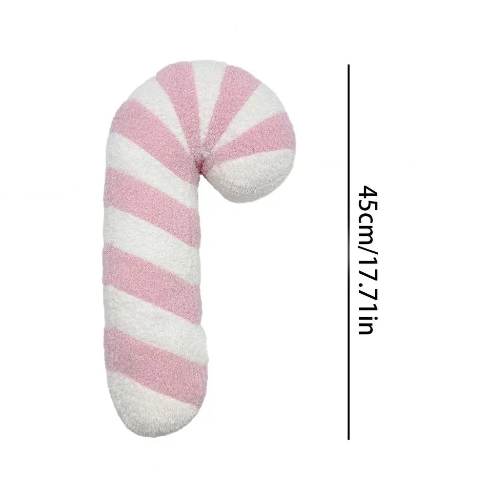 Christmas Candy Cane Pillow Gingerbread House Decoration Plush Throw Pillow Winter Home Decor Living Room Sofa Couch Cushions