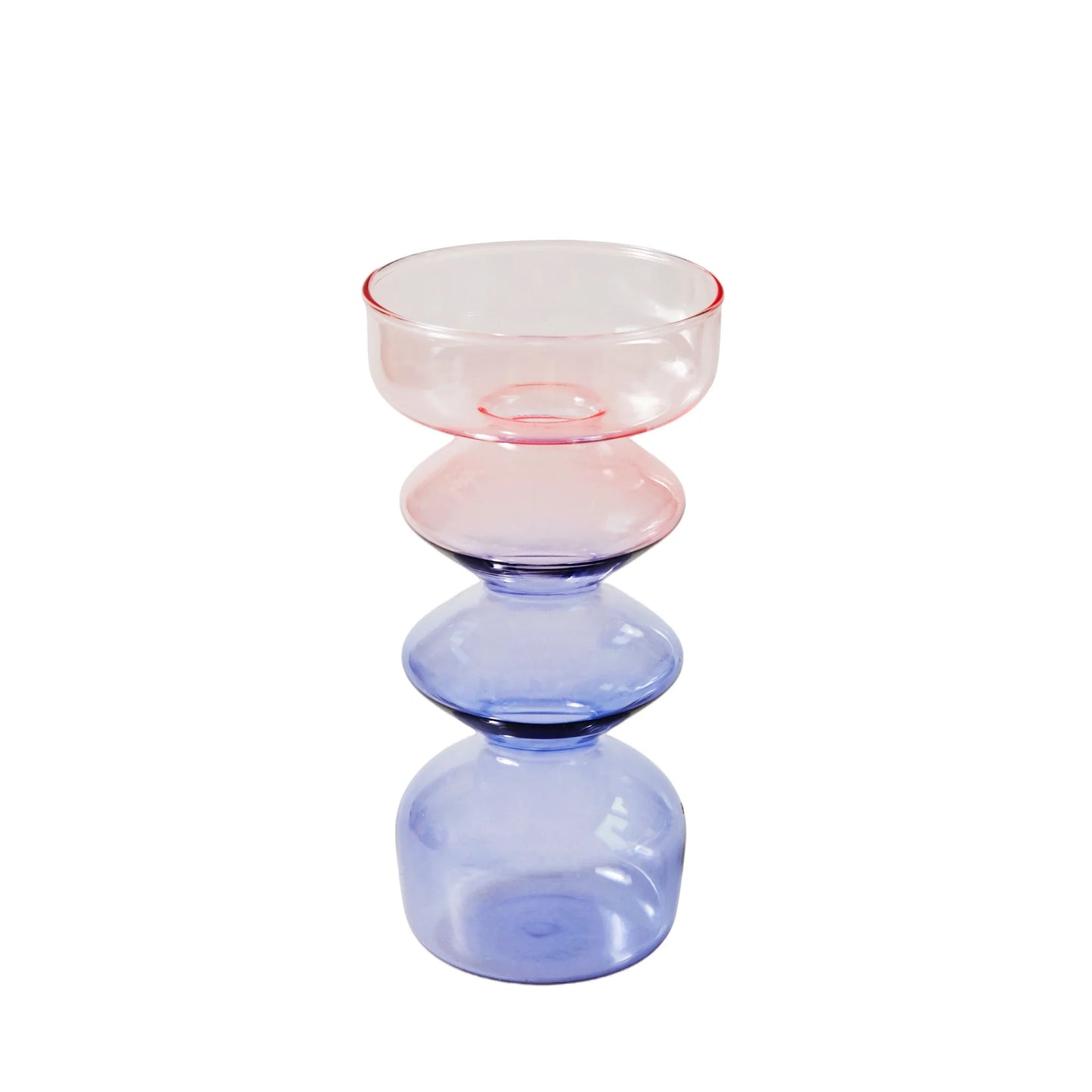 Floriddle Glass Candlesticks Lilac Candle Holders Wedding Table Centerpieces Nordic Home Decoration Christmas Gift