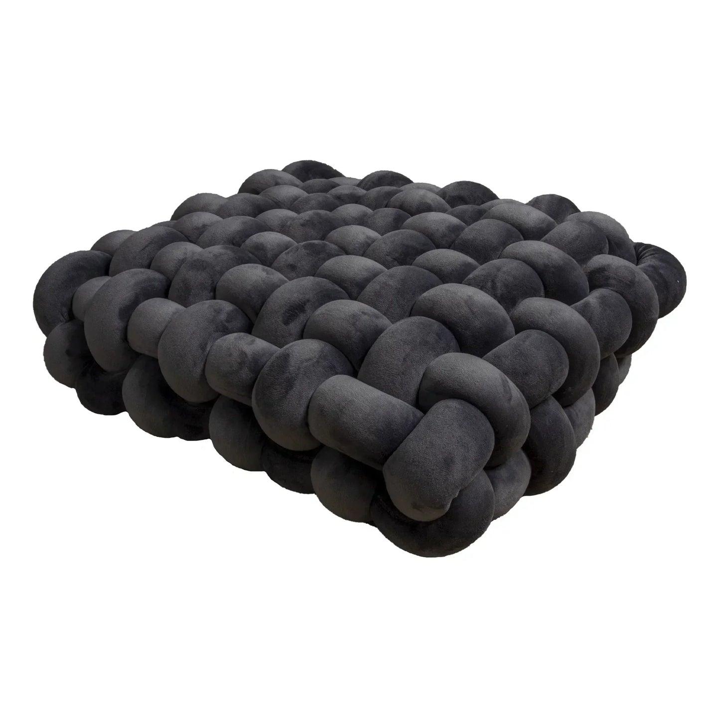 Square Knot Stuffed Cushion Nordic Aesthetic Pillow Decorative Plush Pillow Office Sleeping Floor Windowsill Back Cushion Decor