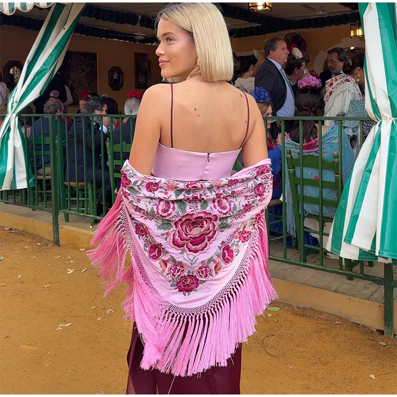 Two Tone Contrasting Maxi Dress