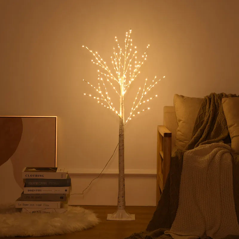NEW DIY Christmas Tree Birch Glowing Branch Light Night LED Suitable for Home Bedroom Wedding Party Decoration Housewarming Gift