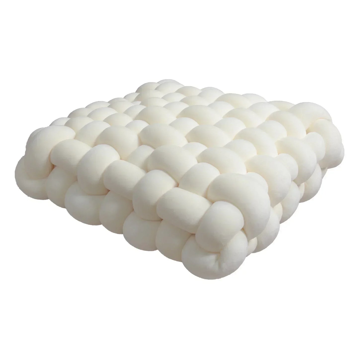 Square Knot Stuffed Cushion Nordic Aesthetic Pillow Decorative Plush Pillow Office Sleeping Floor Windowsill Back Cushion Decor