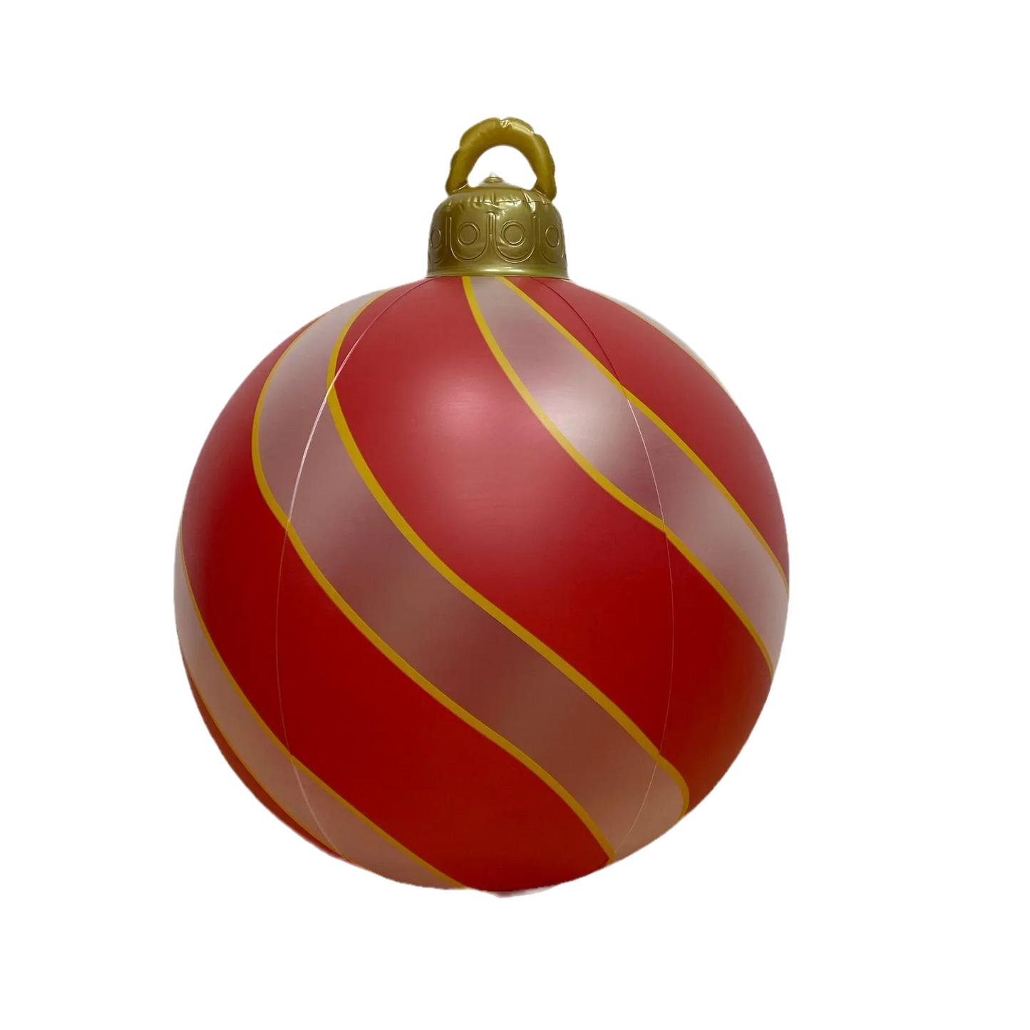 60CM Outdoor Christmas Inflatable Decorated Ball PVC Giant Big Balls Xmas Tree Decoration Inflatable Toy Ball Christmas Supplies