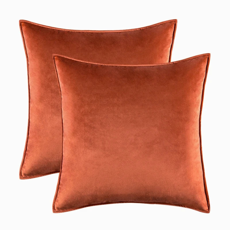 Set of 2 Velvet Throw Pillow Case Cushion Cover 30x50cm 45x45cm 50x50cm 60x60cm Home Decor Cojines Black Green Grey