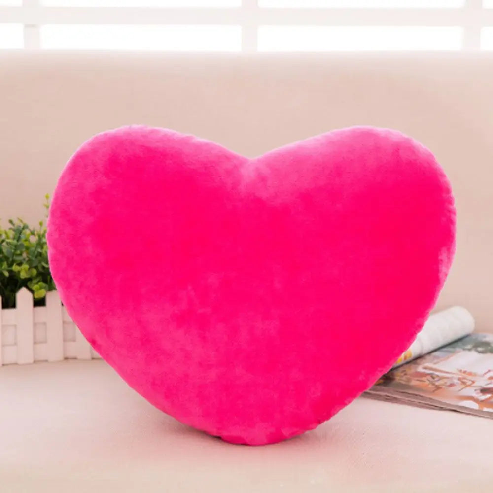 Heart Soft Plush Pillow Plush Toys Kawaii Lovely Gift for Birthday Home Decorative Valentines Day Decorative Soft Stuffed Pillow