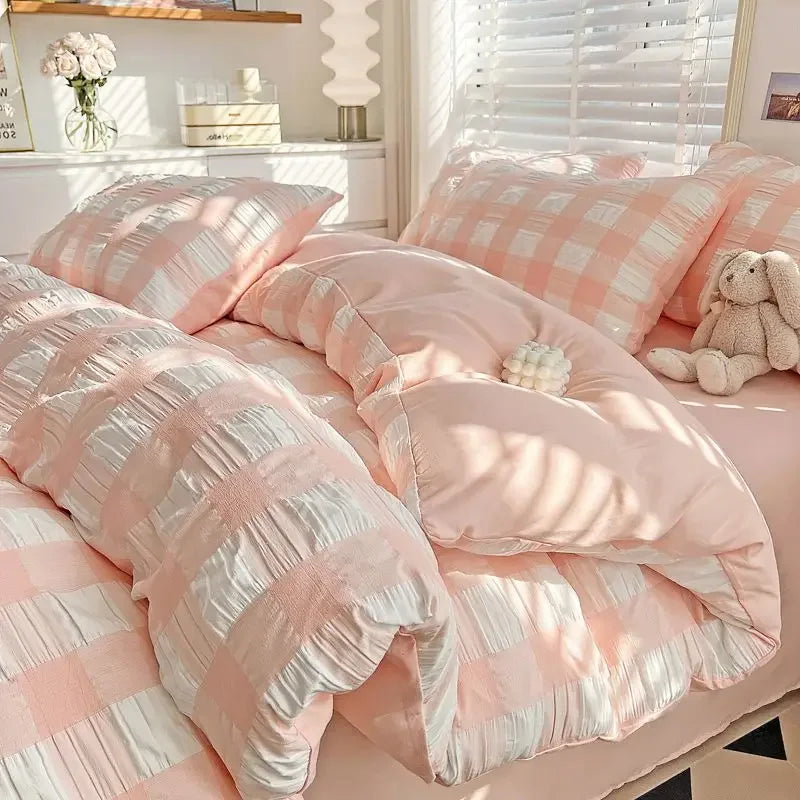 King Size Bedding Set Luxurious And Comfortable Set 3/4pcs With Down Duvet Covers Bed Sheets And Pillowcases King Size Bed Set