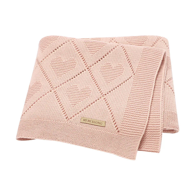 Baby Blankets Super Soft Neworn Infant Babies Boys Girls Cotton Knit Sleep Quilts Covers for Stroller 90*70cm Kids Throwing Mats