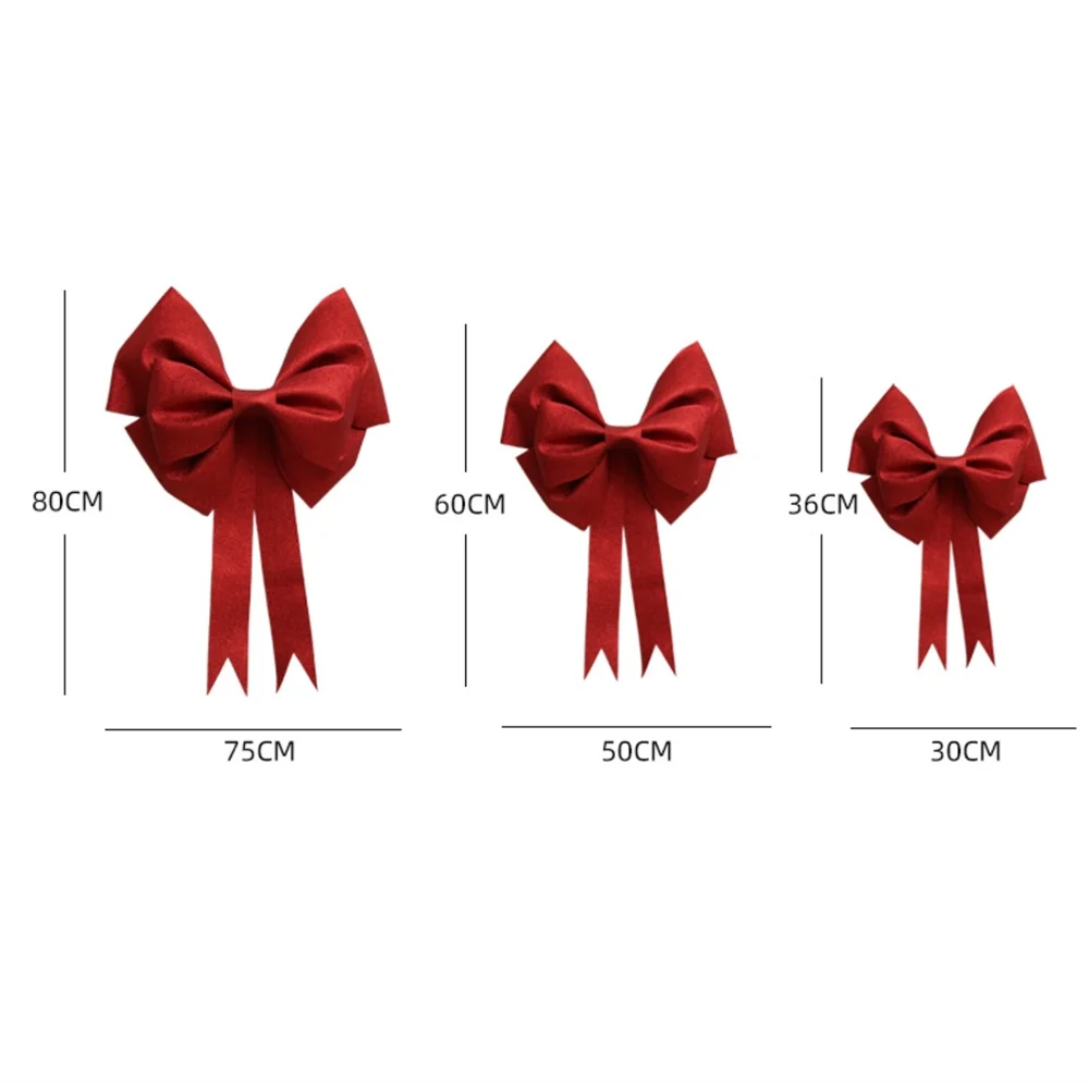 Big Bow Diy Material Eva Christmas Tree Wedding Party Spring Festival New Year Wall Outdoor Decoration for Home Front Door Decor