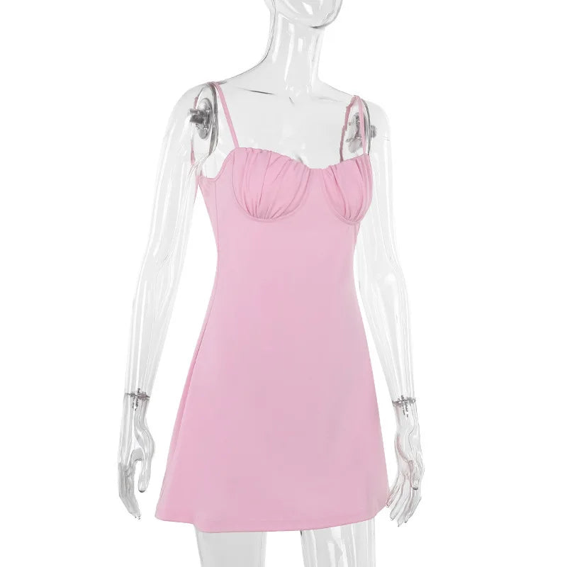 Solid Cami Mini Dress