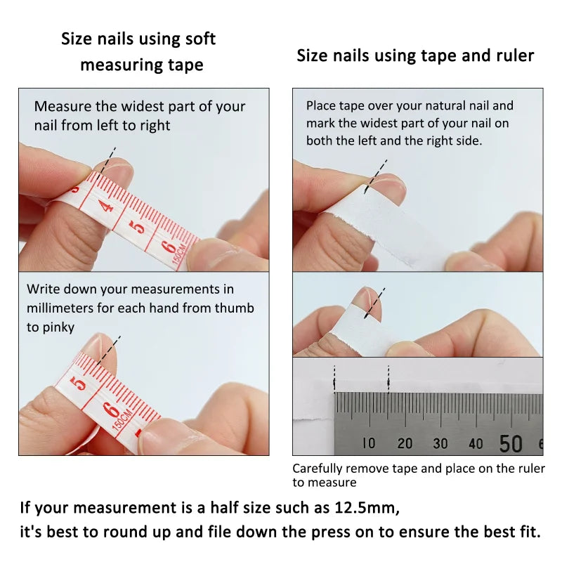 10Pcs Christmas Red Fake Nails Press on Hand-painted Snowflake with 3D Pearl Heart Star Design False Nail Full Over Manicure Tip