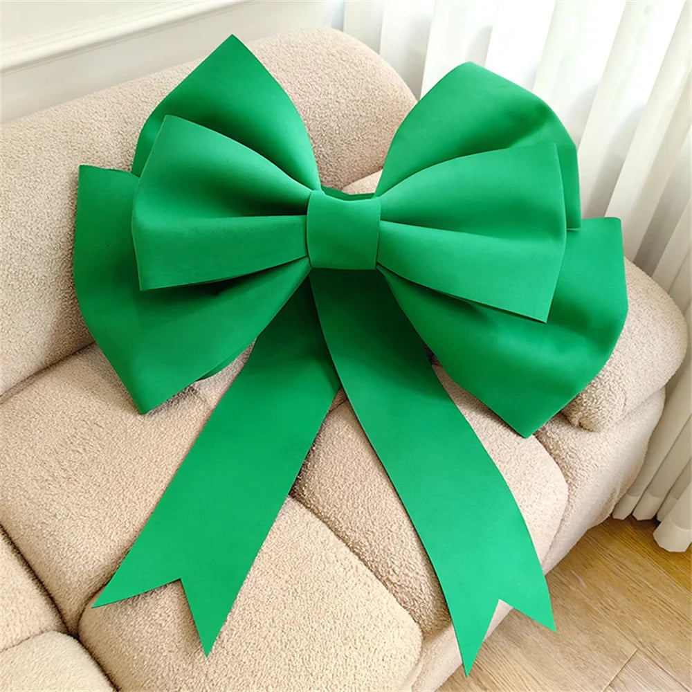 Big Bow Diy Material Eva Christmas Tree Wedding Party Spring Festival New Year Wall Outdoor Decoration for Home Front Door Decor