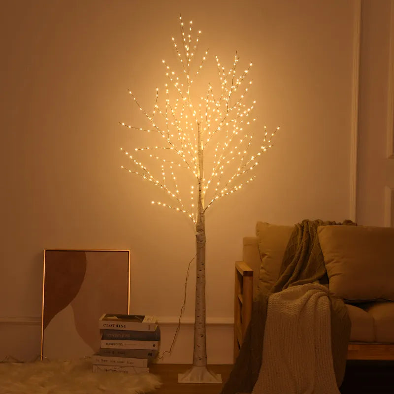 NEW DIY Christmas Tree Birch Glowing Branch Light Night LED Suitable for Home Bedroom Wedding Party Decoration Housewarming Gift