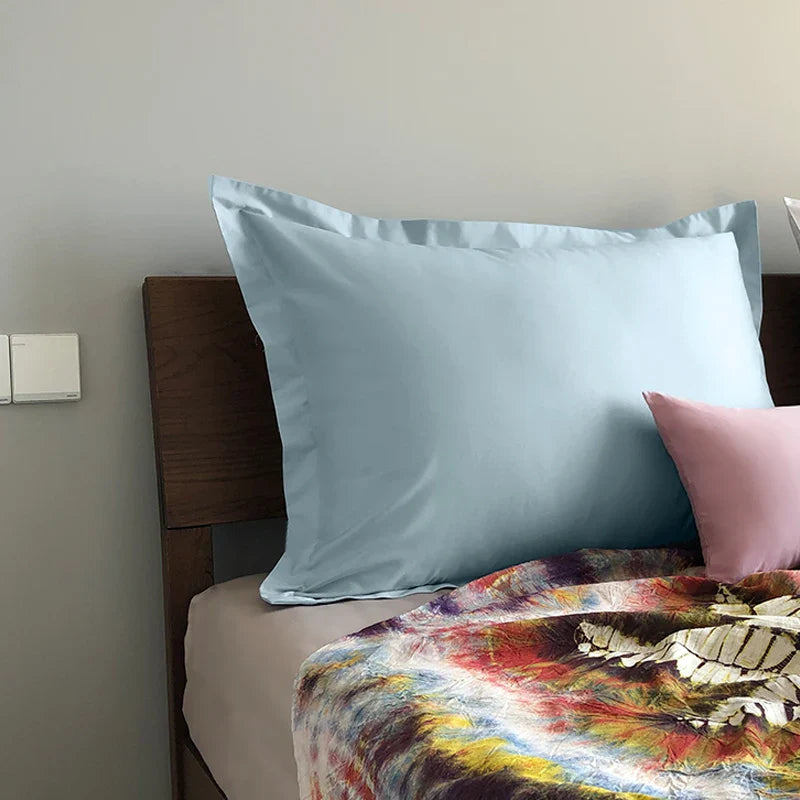 Pure Cotton Large Pillowcase 60x80 Hotel Soft and Comfortable Multicolored Optional Home Essential Pillow Cover with Zipper