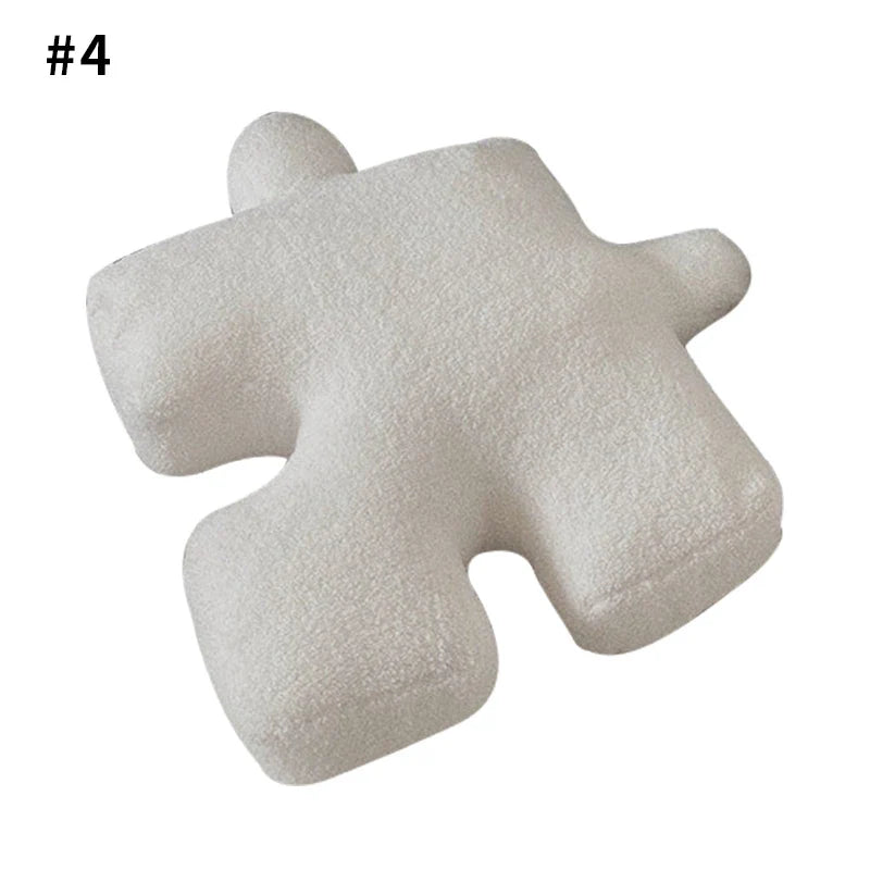 Fashion filling creative puzzle shaped pillow can be spliced with cushion, pillow, baby floor crawl game pad, home decoration