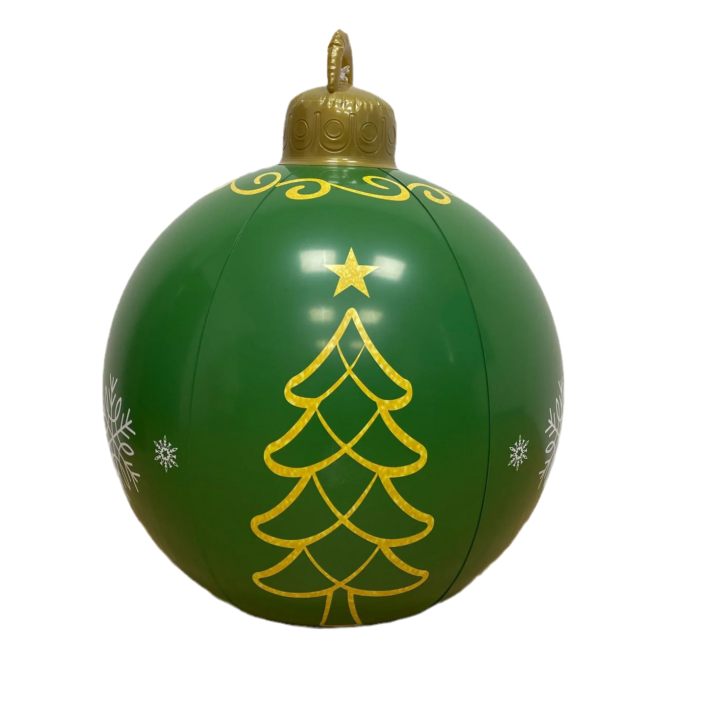 60CM Outdoor Christmas Inflatable Decorated Ball PVC Giant Big Balls Xmas Tree Decoration Inflatable Toy Ball Christmas Supplies