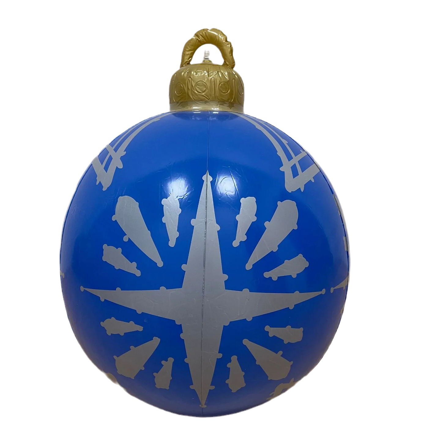 60CM Outdoor Christmas Inflatable Decorated Ball PVC Giant Big Balls Xmas Tree Decoration Inflatable Toy Ball Christmas Supplies