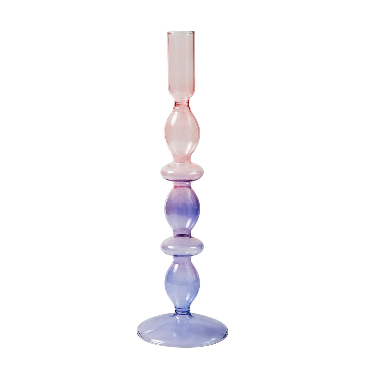 Floriddle Glass Candlesticks Lilac Candle Holders Wedding Table Centerpieces Nordic Home Decoration Christmas Gift