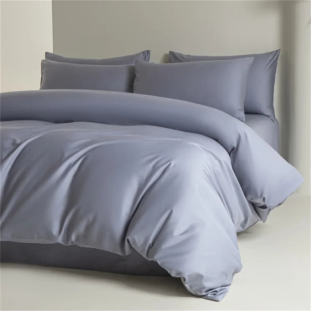 Egyptian Cotton Bedding Sets Bed Linens Ru Europe Queen King Family Sheet Duvet Cover Pillowcase Solid Underwear