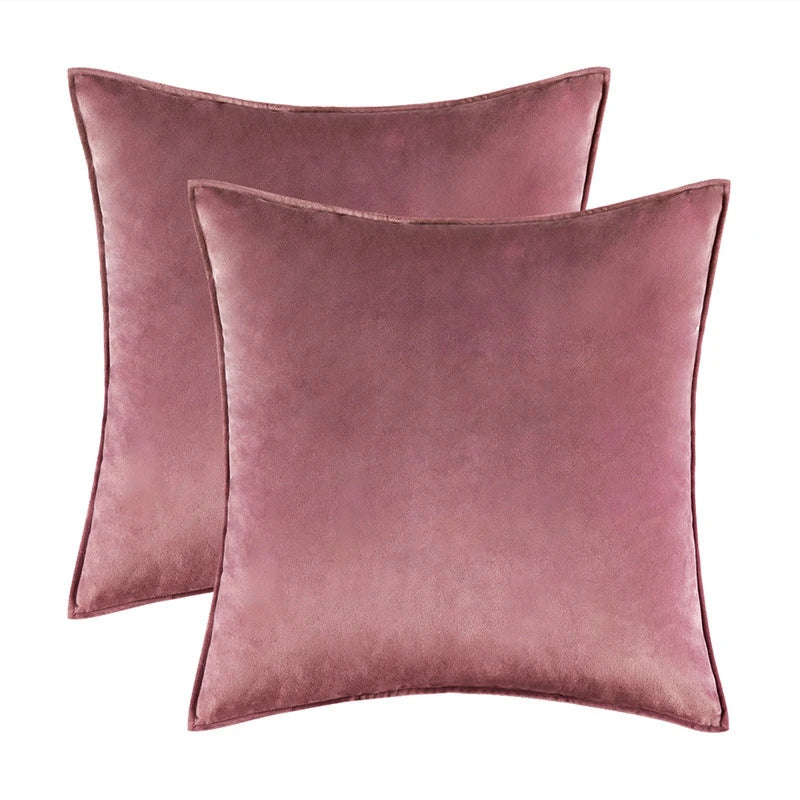 Set of 2 Velvet Throw Pillow Case Cushion Cover 30x50cm 45x45cm 50x50cm 60x60cm Home Decor Cojines Black Green Grey