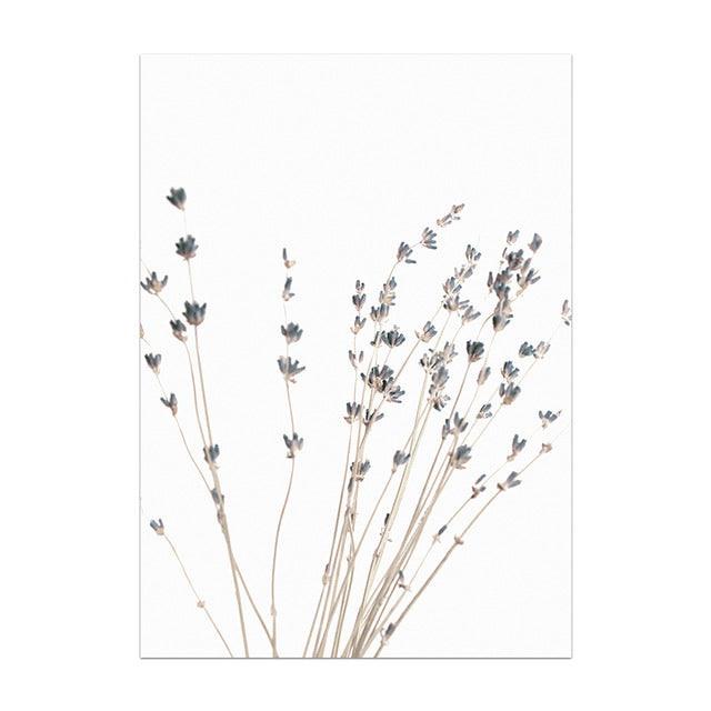 Nordic Small Plant Decoration Painting Canvas Unframed