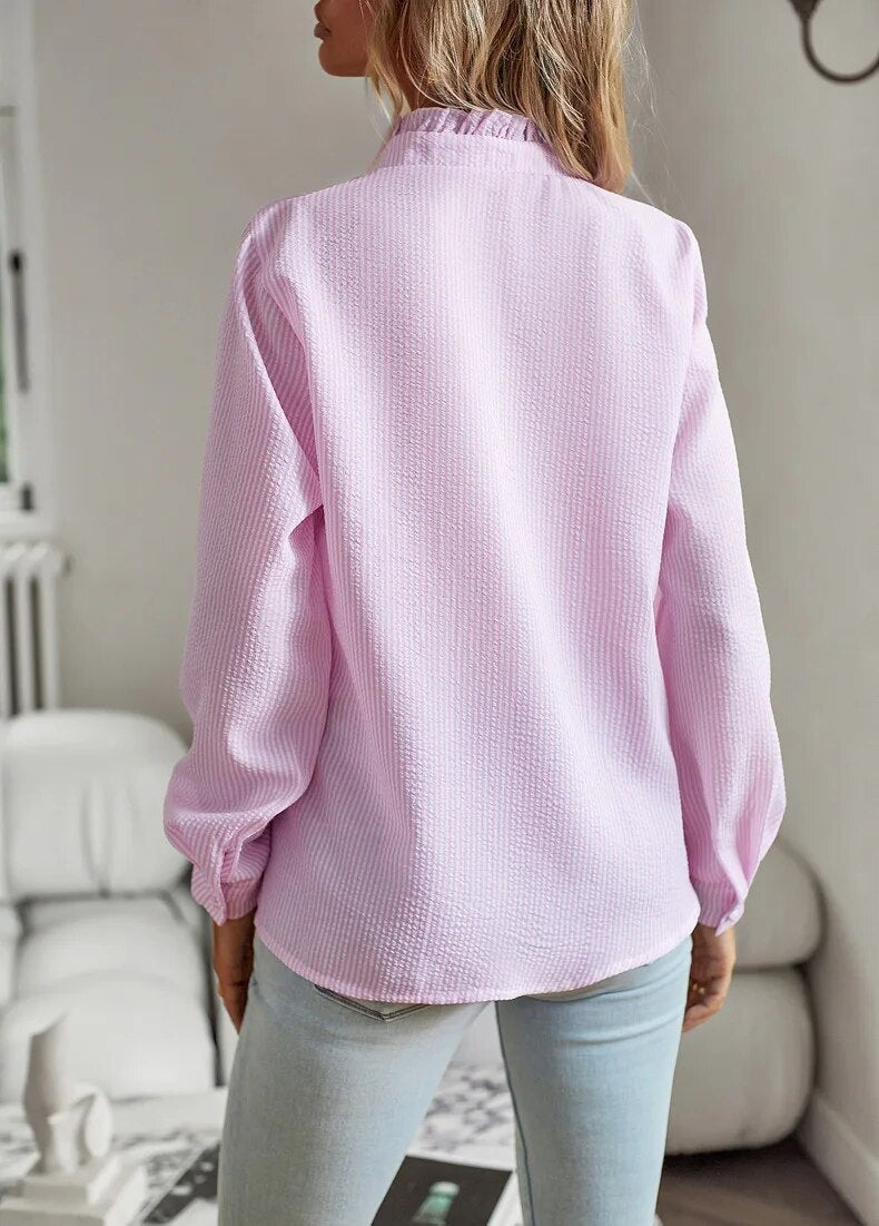 Stylish Ruffle Detail Blouse