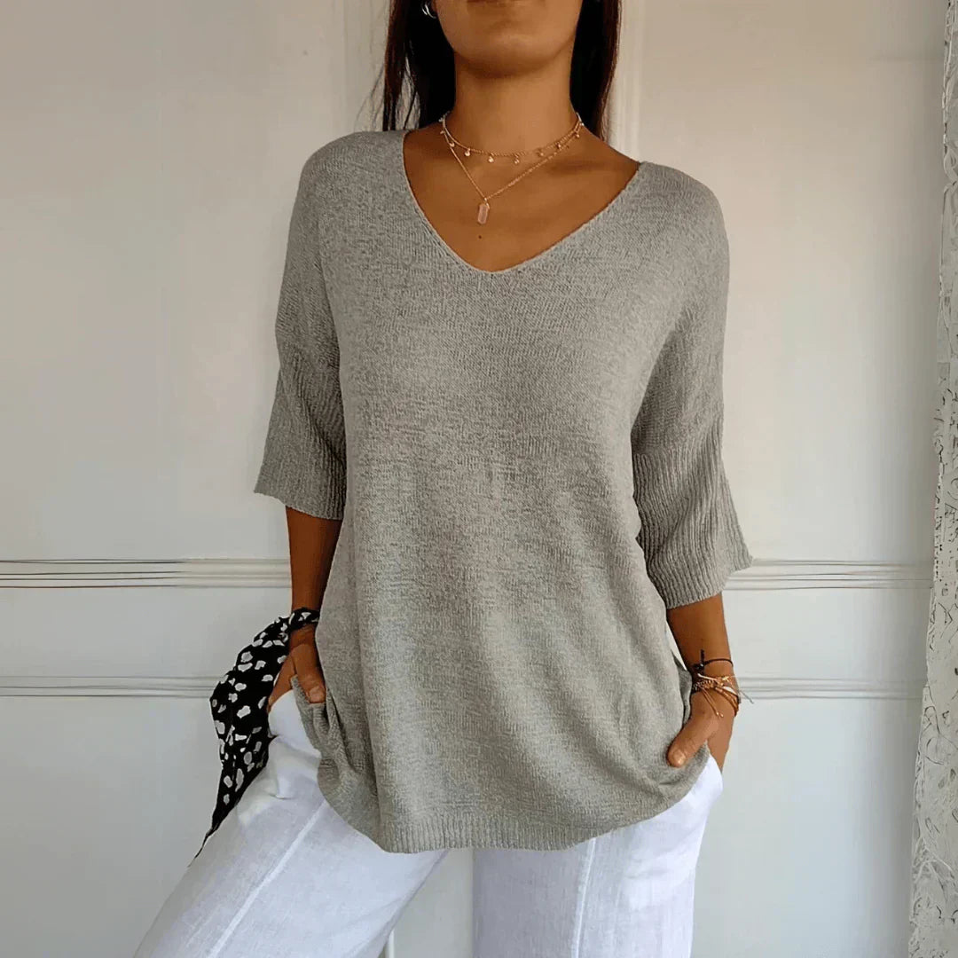 Slimming V-Neck Top
