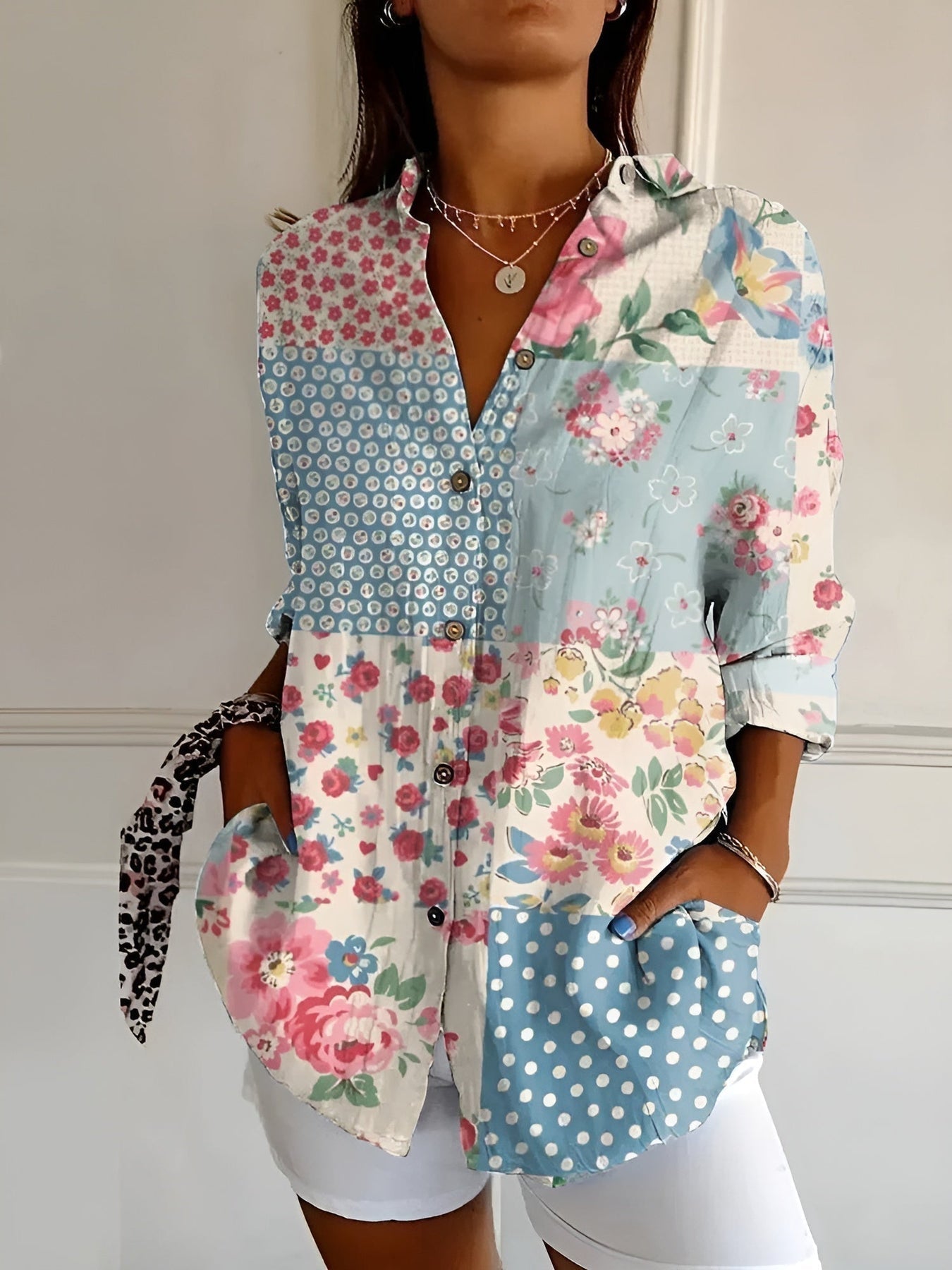 Casual Printed Blouse