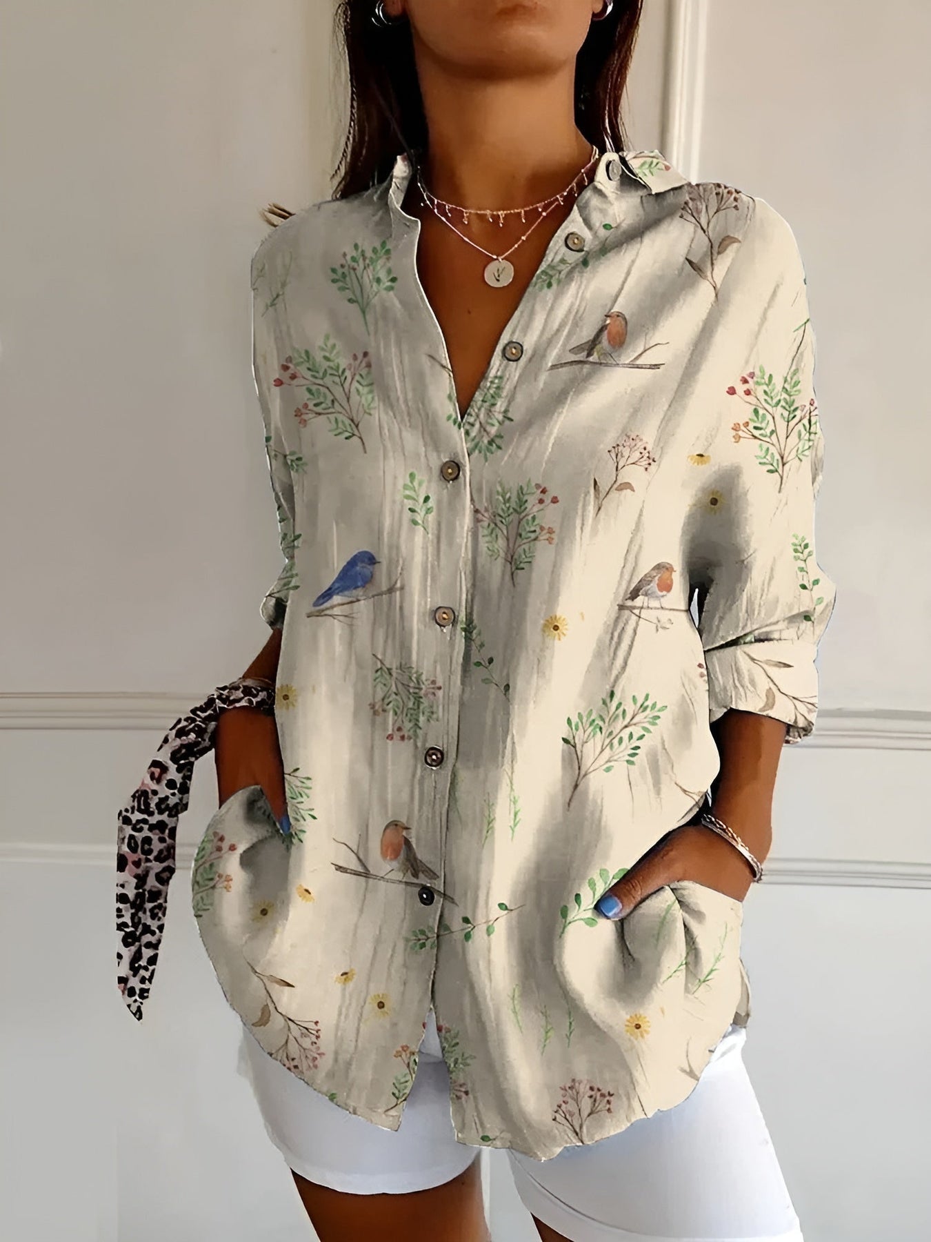 Casual Printed Blouse