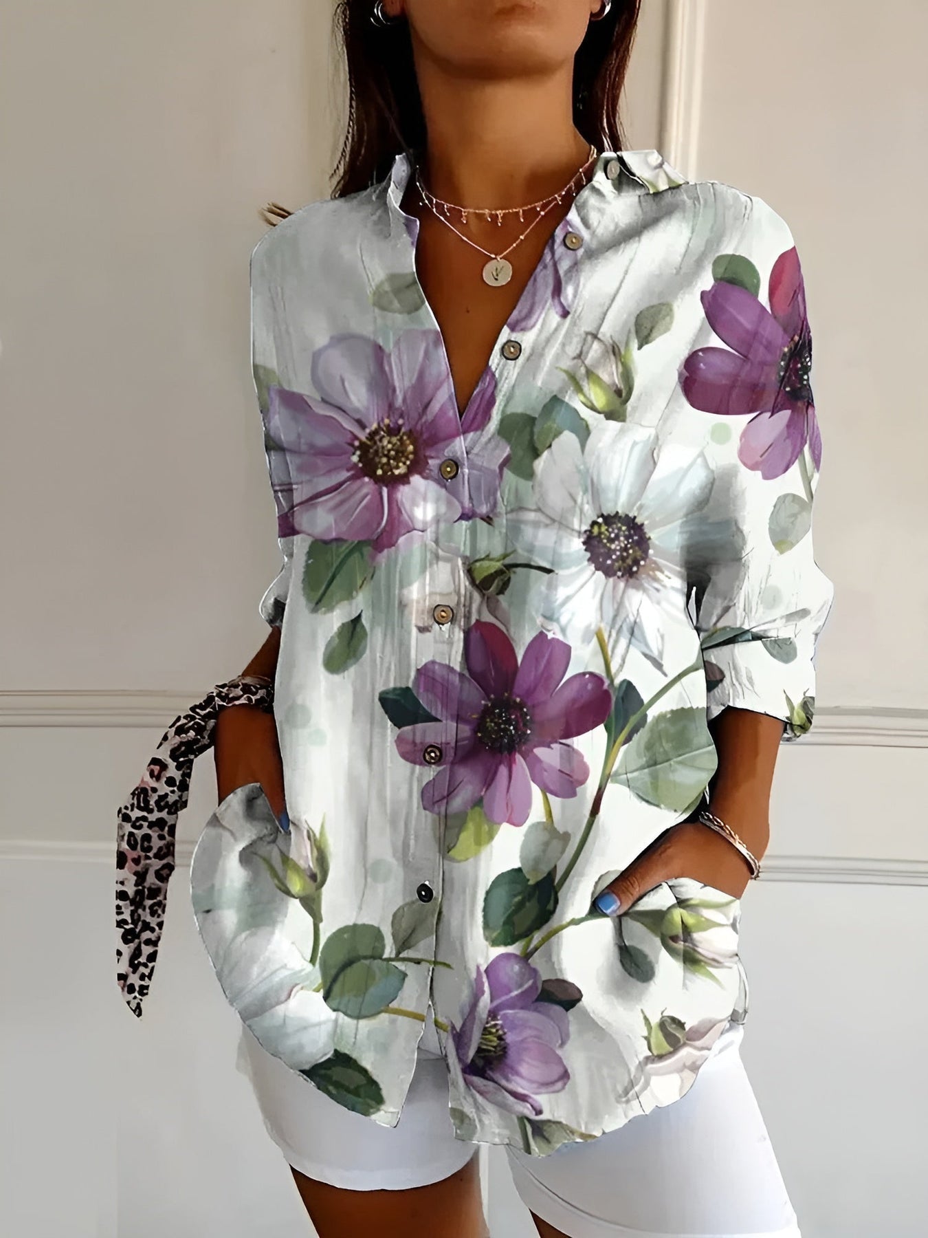 Casual Printed Blouse