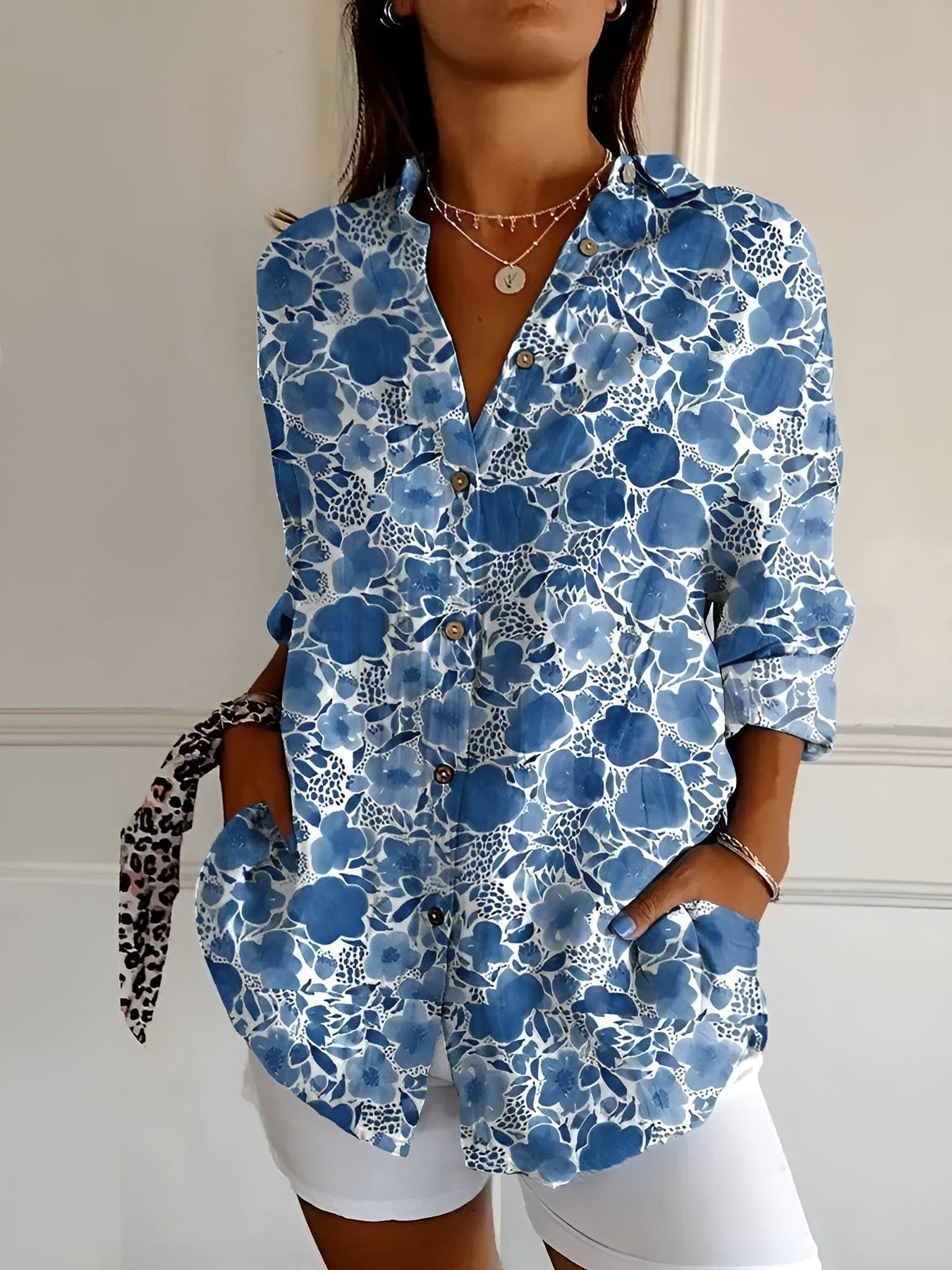Casual Printed Blouse
