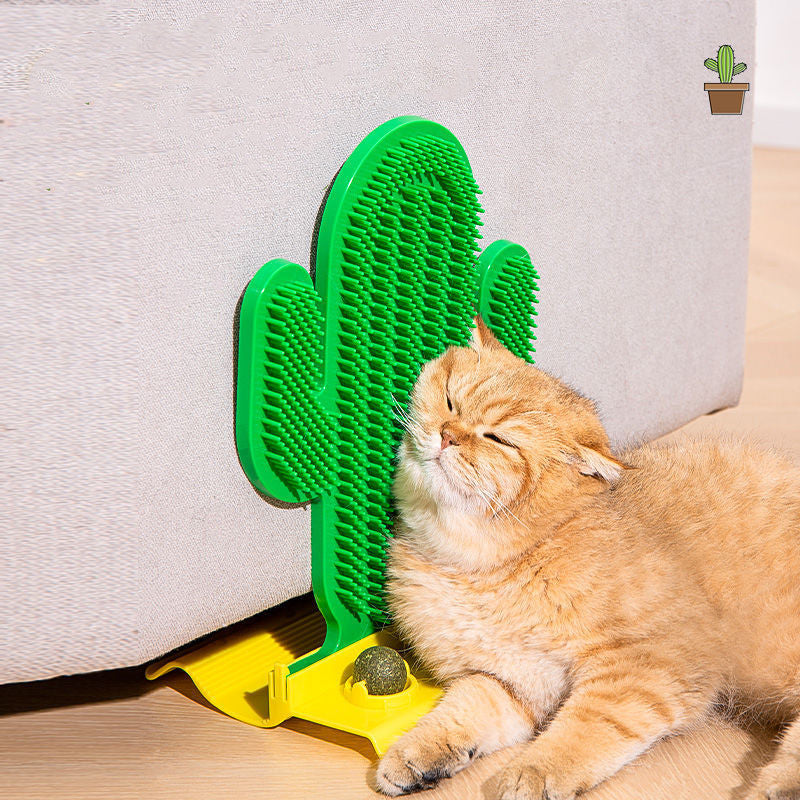 Cat Hair Scrubber Corner Brush Toy