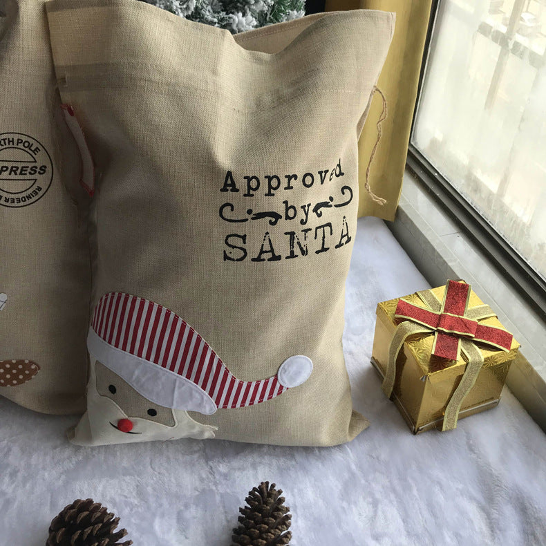 Gift Christmas Eve Santa Present Bag