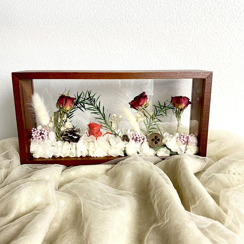 Dried Flower Photo Frame Diy Material Package Solid Wood Three-dimensional