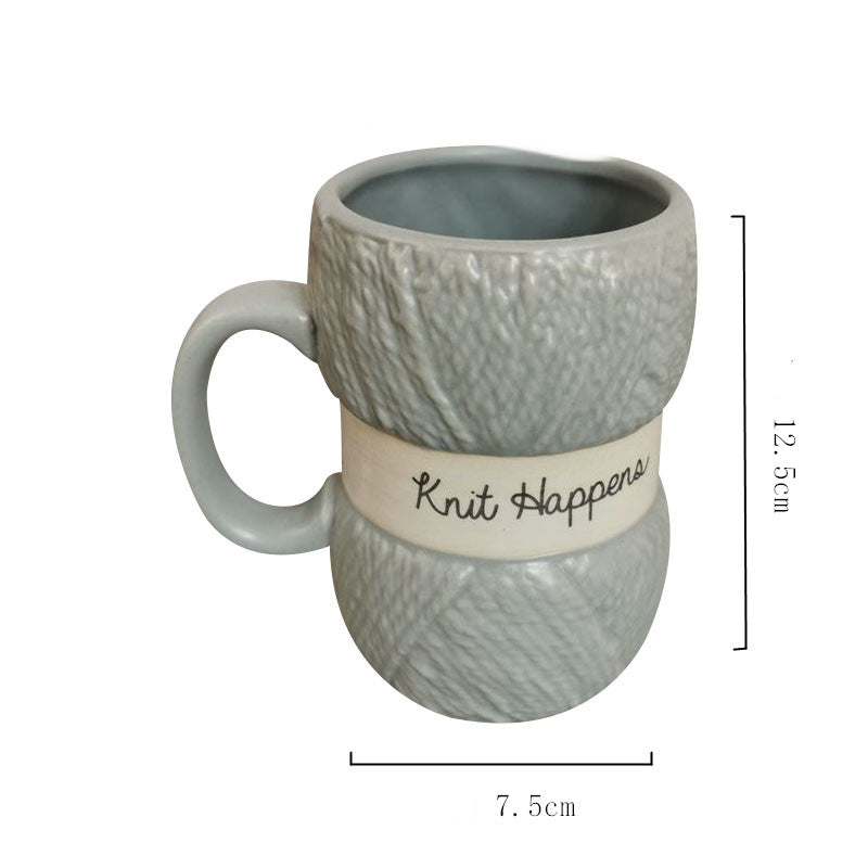 Three-dimensional Relief Creative Underglaze Water Cup