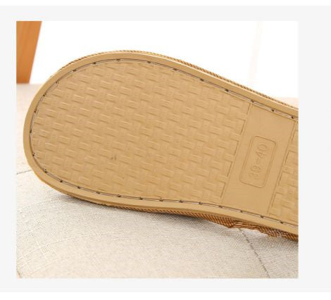 Rattan Straw Woven Slippers