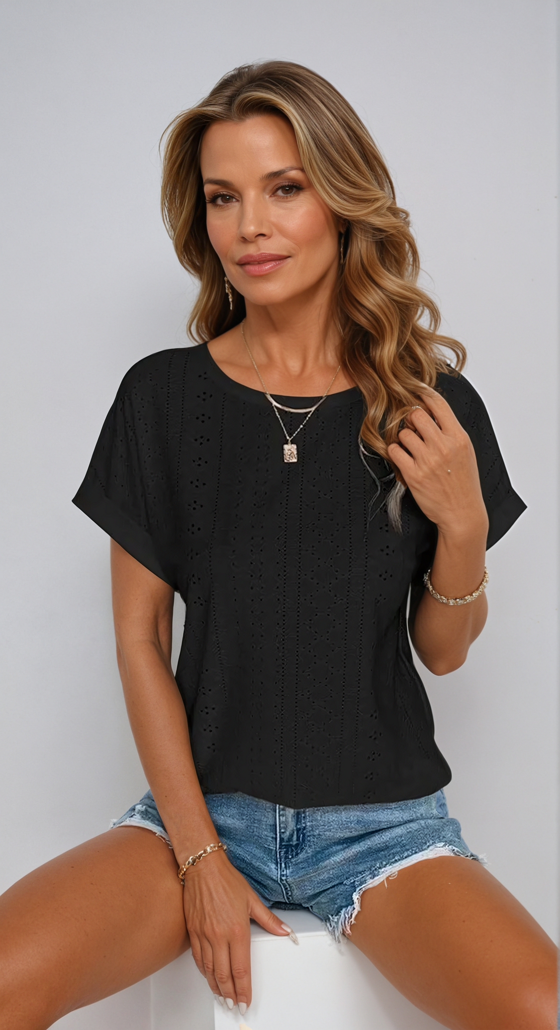 Summer Round Neck Top