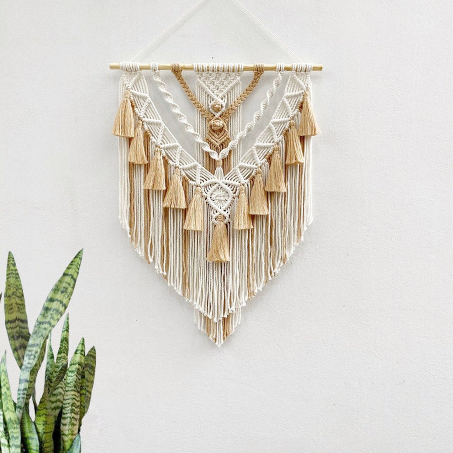 Nordic Bohemian Tassels Hand-woven Tapestry