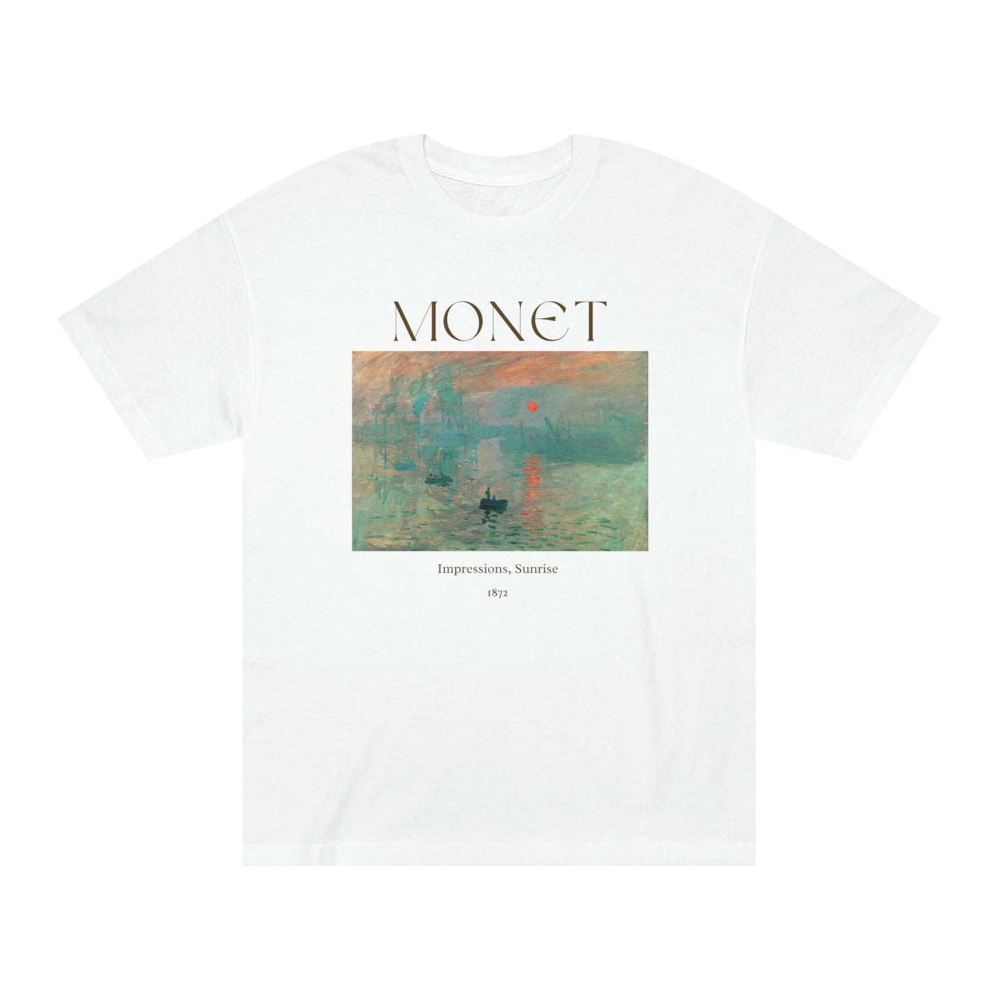 Claude Monet Impression Sunrise Art Shirt, Famous Painting Tee