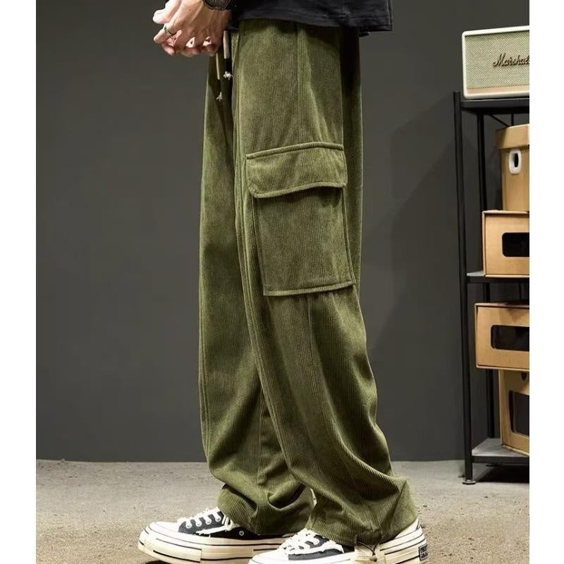 Heavy Corduroy Casual Pants Men's Autumn