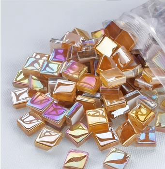 1cm DIY Small Particle Crystal Mosaic Patch Handmade