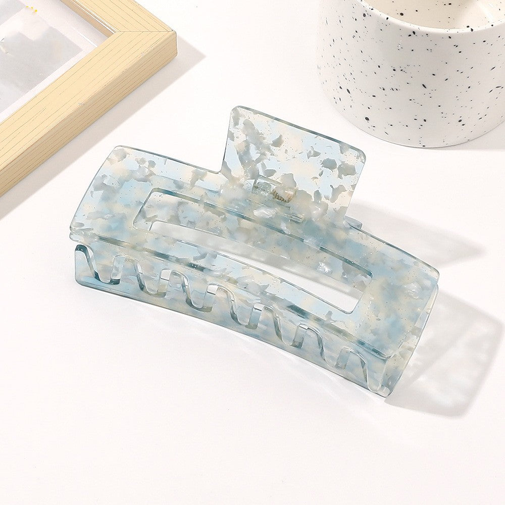 Oversized Square Acetic Acid Hair Clip Grab